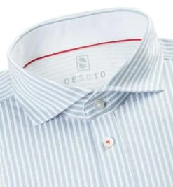 DESOTO Hemd Hai 21108-3/083 Jersey, Bleu-weiß gestreift, Silberblau-weiß -hemdenverkauf 295620 norm2
