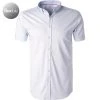 DESOTO Hemd B.D. 21031-3/051 Kurzarmhemd, Slim Fit, Jersey, Hellblau