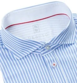DESOTO Hemd Hai 21108-3/053 Modern Fit, Jersey, Bleu-weiß gestreift, Hellblau-weiß -hemdenverkauf 295643 norm2