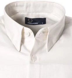 Fred Perry Hemd M3531/129 Kurzarmhemd, Baumwolle, Creme, Snow white 8 Fred Perry Hemd M3531/129 Kurzarmhemd, Baumwolle, Creme, Snow white -hemdenverkauf 295973 norm3