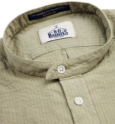 B.D. BAGGIES Hemd B18T51/B005/514 Regular Fit, Baumwolle, Olivgrün, Schlamm 2 B.D. BAGGIES Hemd B18T51/B005/514 Regular Fit, Baumwolle, Olivgrün, Schlamm – Bild 2