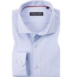 rosso e nero Hemd 1003/1718/10 Tailor Fit, Baumwolle, Himmelblau, Blau