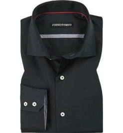 rosso e nero Hemd 1003/1717/19 Tailor Fit, Baumwolle, Nachtblau, Navy