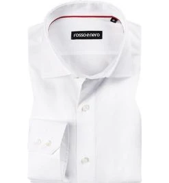 rosso e nero Hemd 1008/1718/00 Tailor Fit, Baumwolle, Weiß