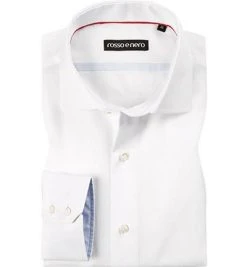 rosso e nero Hemd 1006/1717/00 Tailor Fit, Baumwolle, Weiß