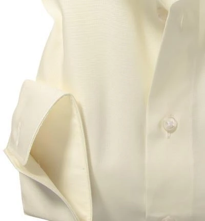 OLYMP Hemd Luxor Comfort Fit 0254/64/21 Popeline, Creme, Beige 3 OLYMP Hemd Luxor Comfort Fit 0254/64/21 Popeline, Creme, Beige – Bild 3