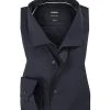 Strellson Hemd Santos 30011662/401 Slim Fit, Popeline, Navy, Dunkelblau