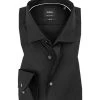 Strellson Hemd Santos 30011662/001 Slim Fit, Popeline, Schwarz