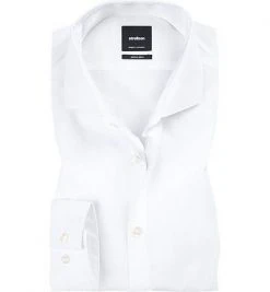 Strellson Hemd Adrian 30011699/100 Extra Slim Fit, Popeline, Weiß
