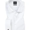Strellson Hemd Santos 30011615/100 Slim Fit, Twill, Weiß
