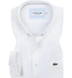 LACOSTE Hemd B.D. CH4976/001 Regular Fit, Baumwolle, Weiß