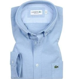 LACOSTE Hemd B.D. CH4976/58M Regular Fit, Baumwolle, Hellblau