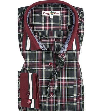 Lucky de Luca Hemd Stanley 61443/1 Baumwolle, Rot-anthrazit kariert, Rot 1 Lucky de Luca Hemd Stanley 61443/1 Baumwolle, Rot-anthrazit kariert, Rot