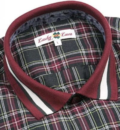 Lucky de Luca Hemd Stanley 61443/1 Baumwolle, Rot-anthrazit kariert, Rot 2 Lucky de Luca Hemd Stanley 61443/1 Baumwolle, Rot-anthrazit kariert, Rot – Bild 2