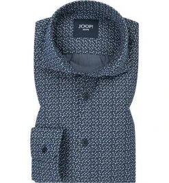 JOOP! Hemd JJSH-04Hanjo-W 30011788/405 Modern Fit, Popeline, Jeansblau gemustert, Blau