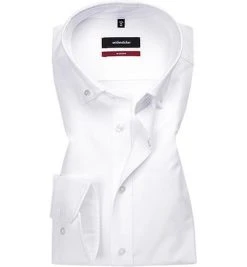 Seidensticker Hemd 117632/01 Modern Fit, Oxford, Weiß