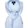 Gant Hemd 3056700/468 Regular Fit, Oxford, Hellblau-weiß gestreift, Capri blau