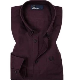 Fred Perry Hemd M3551/G21 Oxford, Bordeaux, Rot