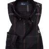Fred Perry Hemd M4536/102 Popeline, Schwarz kariert, Schwarz