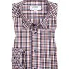 ETON Hemd 95/61544/55 Slim Fit, Twill, Multicolor kariert, Rosa-rot