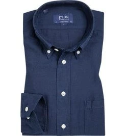 ETON Hemd 0827/553468/26 Contemporary Fit, Baumwolle, Dunkelblau, Blau