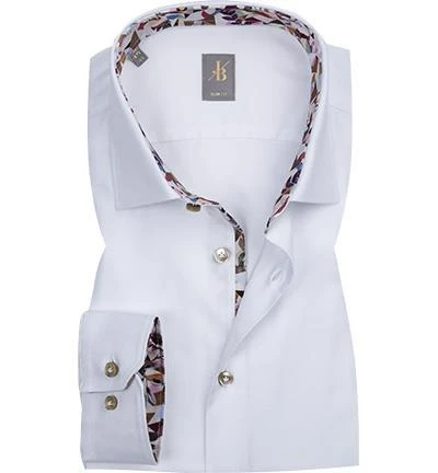 Jacques Britt Hemd Como Mix 463000/01 Slim Fit, Baumwolle, Weiß 1 Jacques Britt Hemd Como Mix 463000/01 Slim Fit, Baumwolle, Weiß