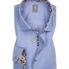 Jacques Britt Hemd Como Mix 463000/10 Slim Fit, Baumwolle, Blau, Hellblau