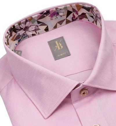 Jacques Britt Hemd Como Mix 463000/40 Slim Fit, Baumwolle, Rosa 2 Jacques Britt Hemd Como Mix 463000/40 Slim Fit, Baumwolle, Rosa – Bild 2