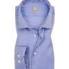 Jacques Britt Hemd Como 433270/13 Custom Fit, Popeline, Blau gemustert, Blau