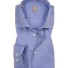 Jacques Britt Hemd Como 463270/13 Slim Fit, Popeline, Blau gemustert, Blau