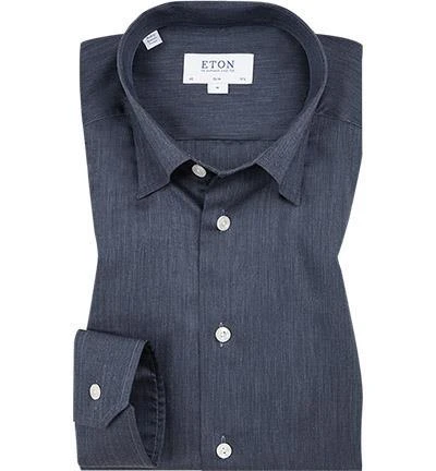 ETON Hemd 3991/61511/26 Slim Fit, Twill, Dunkelblau, Blau 1 ETON Hemd 3991/61511/26 Slim Fit, Twill, Dunkelblau, Blau