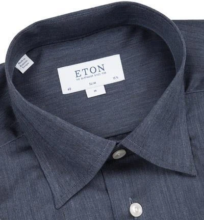ETON Hemd 3991/61511/26 Slim Fit, Twill, Dunkelblau, Blau 2 ETON Hemd 3991/61511/26 Slim Fit, Twill, Dunkelblau, Blau – Bild 2