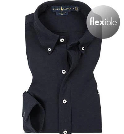 Polo Ralph Lauren Hemd 710654408/016 Piqué, Nachtblau, Nachtblau (016) 2 Polo Ralph Lauren Hemd 710654408/016 Piqué, Nachtblau, Nachtblau (016) – Bild 2