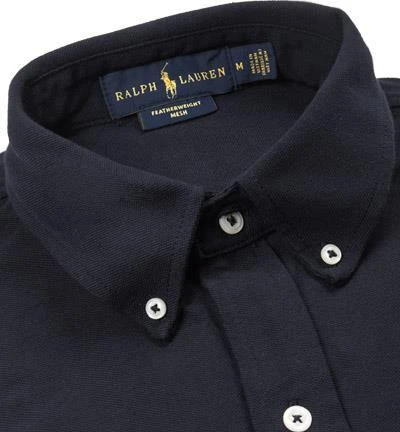 Polo Ralph Lauren Hemd 710654408/016 Piqué, Nachtblau, Nachtblau (016) 3 Polo Ralph Lauren Hemd 710654408/016 Piqué, Nachtblau, Nachtblau (016) – Bild 3