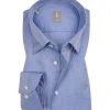Jacques Britt Hemd Messina 463250/13 Slim Fit, Popeline, Blau gemustert, Blau