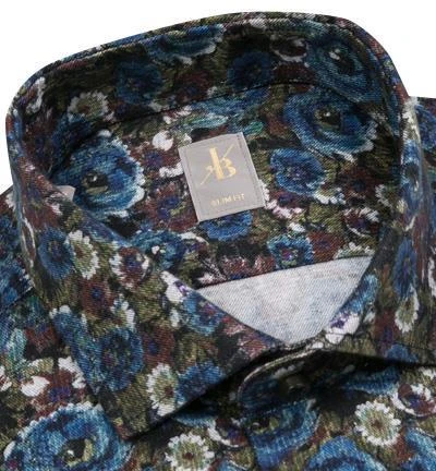 Jacques Britt Hemd Siena 463220/17 Slim Fit, Flanell, Multicolor, Blau 2 Jacques Britt Hemd Siena 463220/17 Slim Fit, Flanell, Multicolor, Blau – Bild 2