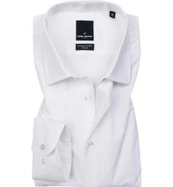 Daniel Hechter Hemd 60360/100587/10 Shape Fit, Popeline, Weiß