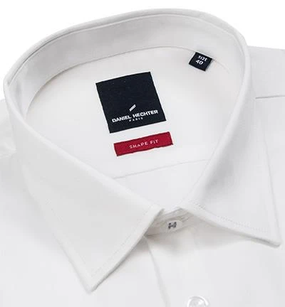 Daniel Hechter Hemd 60320/100588/90 Shape Fit, Popeline, Weiß, Schwarz 2 Daniel Hechter Hemd 60320/100588/90 Shape Fit, Popeline, Weiß, Schwarz – Bild 2