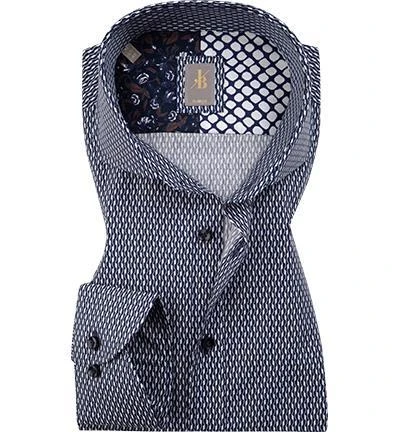 Jacques Britt Hemd Roma 2 Mix 463350/18 Slim Fit, Popeline, Navy gemustert, Blau 1 Jacques Britt Hemd Roma 2 Mix 463350/18 Slim Fit, Popeline, Navy gemustert, Blau