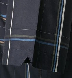 Fred Perry Hemd M4537/608 Kurzarmhemd, Baumwolle, Dunkelblau kariert, Blau -hemdenverkauf 306129 norm4