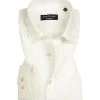 CasaModa Hemd 006058/62 Comfort Fit, Popeline, Extra kurzer Arm, Creme, Weiß