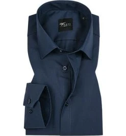 Venti Modern Fit Kent 001480/116 Hemd, Popeline, Dunkelblau, Darkblue