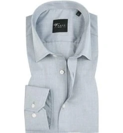 Venti Modern Fit Kent 001480/705 Hemd, Moden Fit, Popeline, Grau, Hellgrau