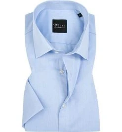 Venti Modern Fit 1/2 Kent 001620/115 Kurzarmhemd, Popeline, Hellblau meliert, Marine