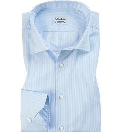 Stenströms Hemd 602771/1610/102 Fitted Body, Twill, Hellblau gestreift, Hellblau 1 Stenströms Hemd 602771/1610/102 Fitted Body, Twill, Hellblau gestreift, Hellblau