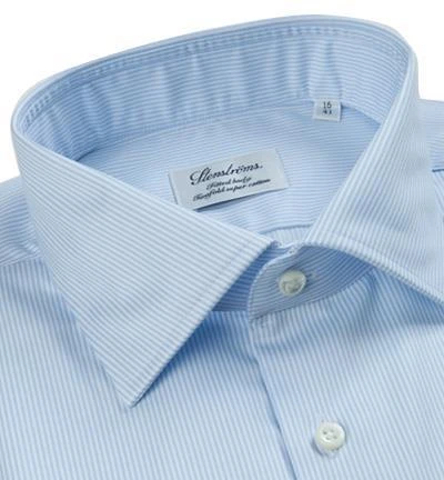 Stenströms Hemd 602771/1610/102 Fitted Body, Twill, Hellblau gestreift, Hellblau 2 Stenströms Hemd 602771/1610/102 Fitted Body, Twill, Hellblau gestreift, Hellblau – Bild 2