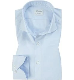 Stenströms Hemd 602111/5502/100 Fitted Body, Baumwolle, Hellblau