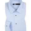 KARL LAGERFELD Hemd 605000/61/500699/620 Modern Fit, Popeline, Hellblau