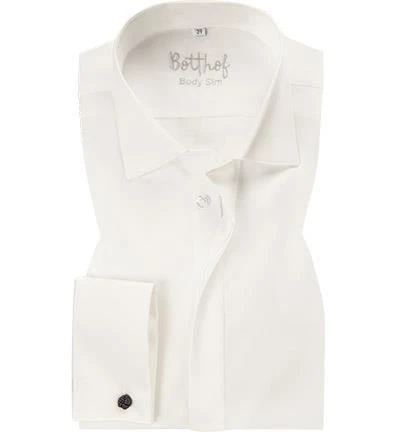 Botthof Hemd Body Slim UMA Hai 52-90-07-460/12 Slim Fit, Popeline, Creme, Ecru 1 Botthof Hemd Body Slim UMA Hai 52-90-07-460/12 Slim Fit, Popeline, Creme, Ecru