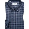 ETON Hemd 3554/61811/25 Super Slim Fit, Twill, Blau kariert, Blau